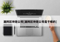 漏网区块链公司[漏网区块链公司是干嘛的]